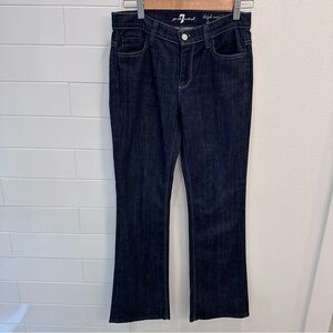 7 for All Mankind High Waist Bootcut Jeans Dark Wash 26